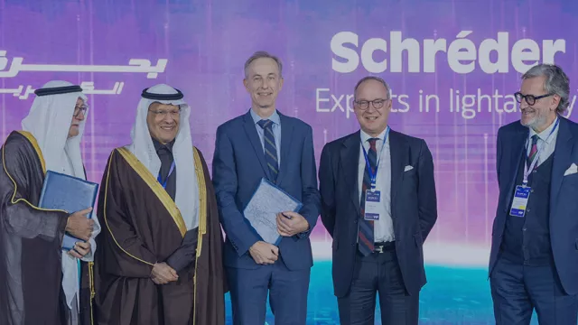 Schréder and Bahra Group announce a new joint venture for Saudi Arabia