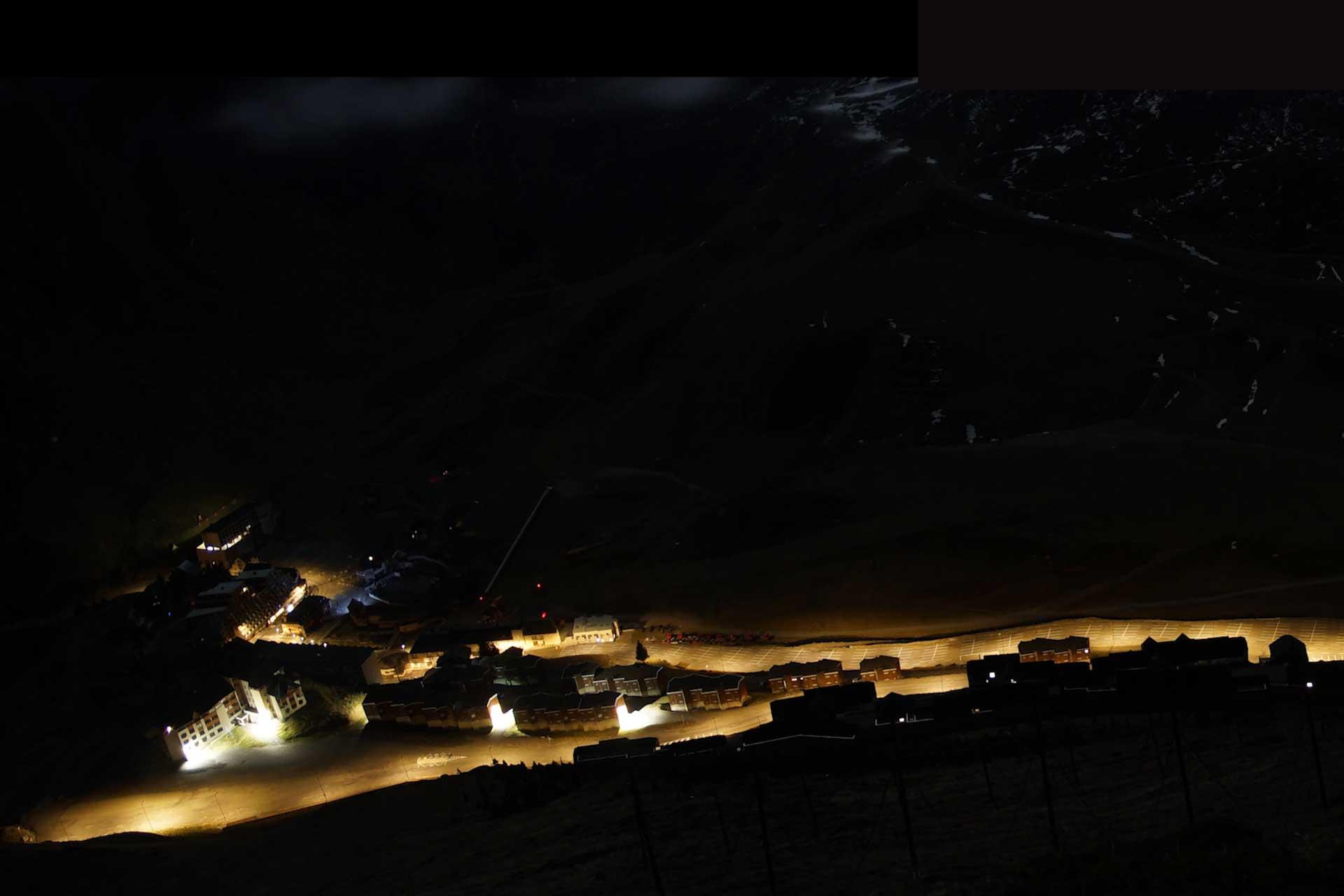 Smart lighting solution enables the town of La Mongie to dim the light so astronomers can appreciate the fully beauty of the sky above Pic du Midi in France