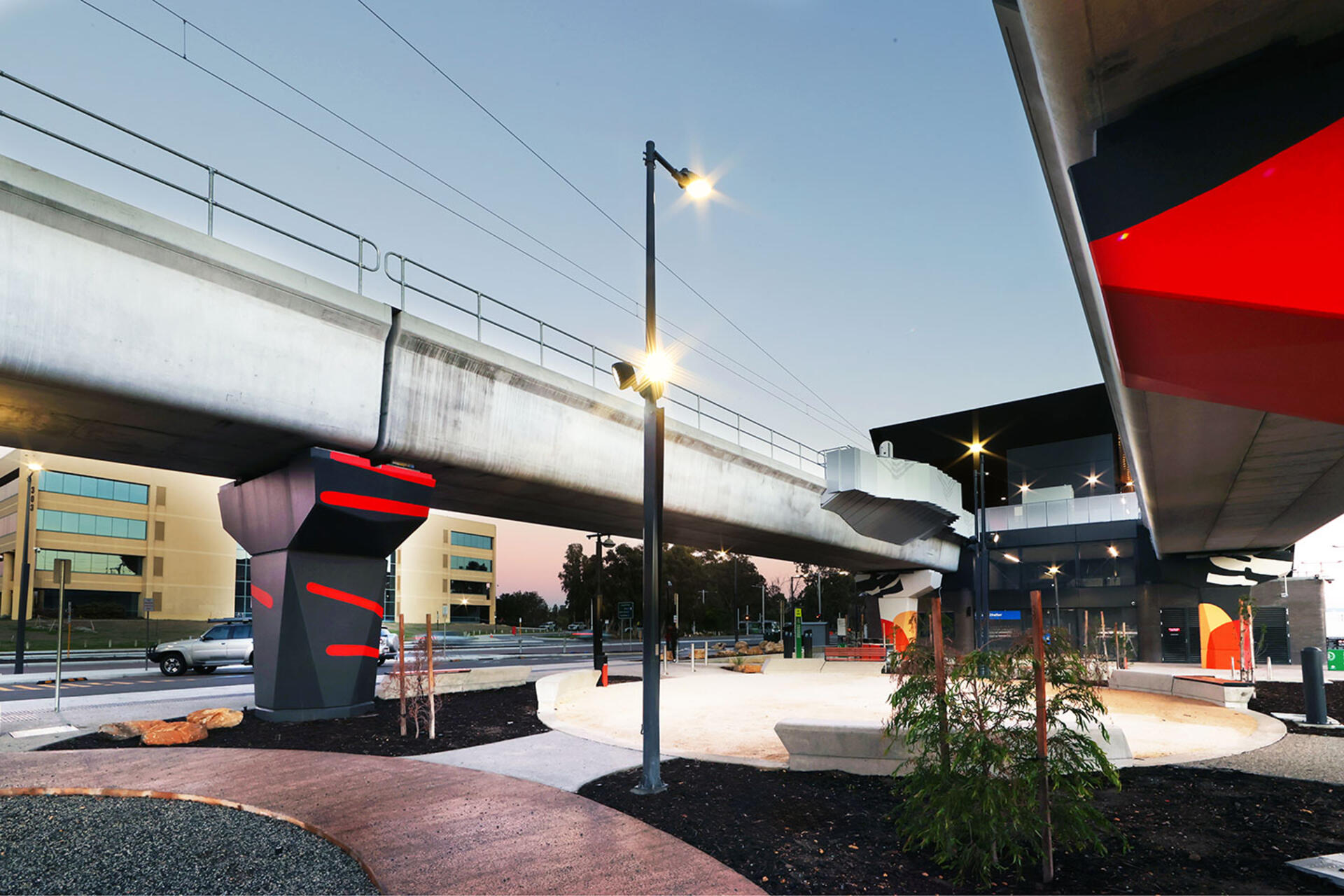 Schréder delivered lighting solutions to enhance safety at Perth's transport corridor